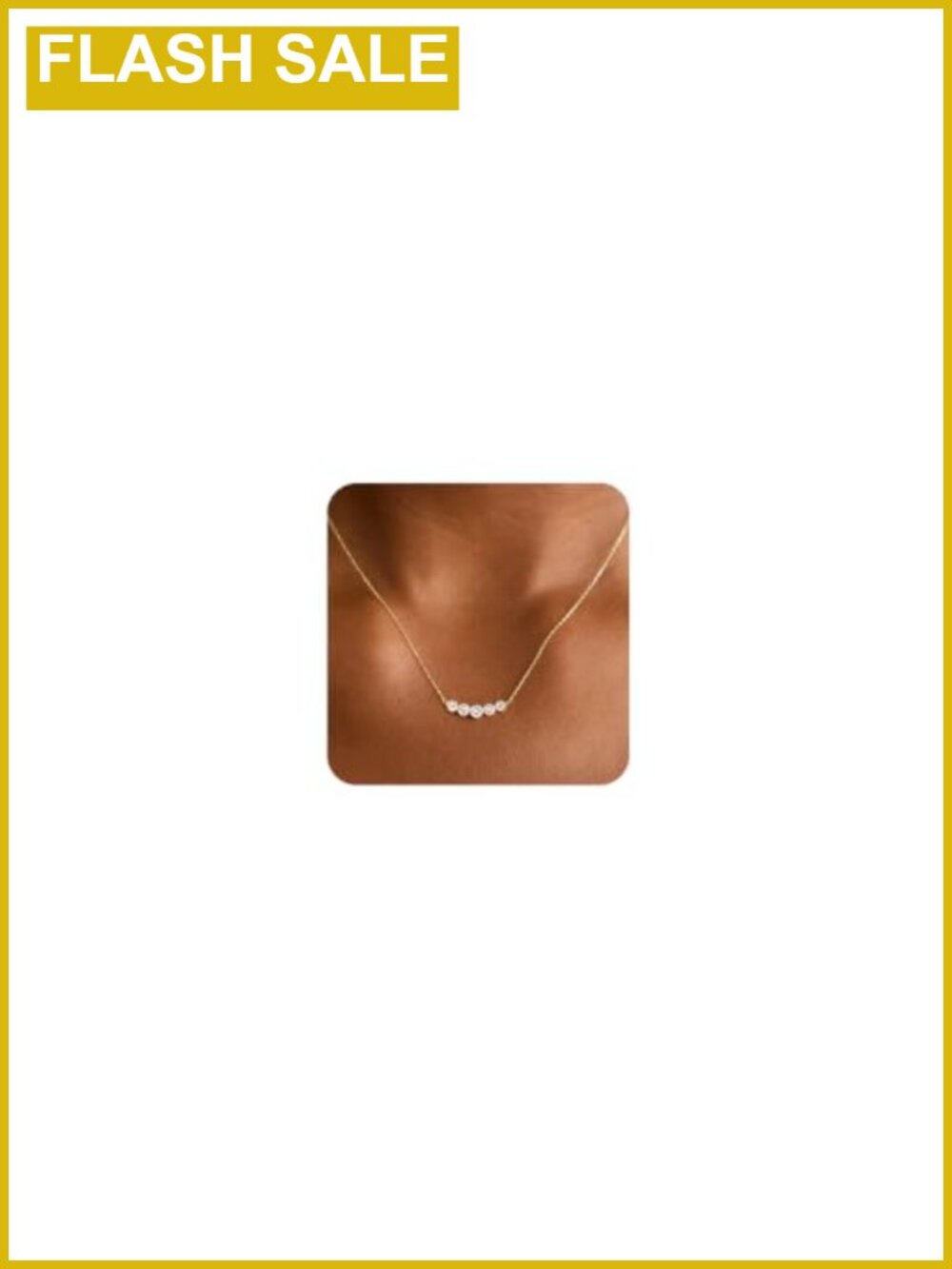 14K Gold Plated Birthstone Pendant Necklace Dainty Jewelry Gift for Women